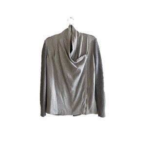 Hybrid full zip sweatshirt sweater